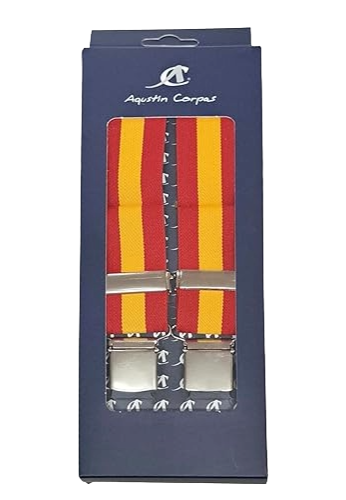 Tirantes Agustín Corpas con bandera de España