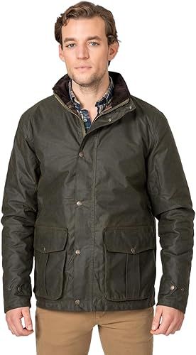 Chaqueta Encerada Acolchada kendal verde