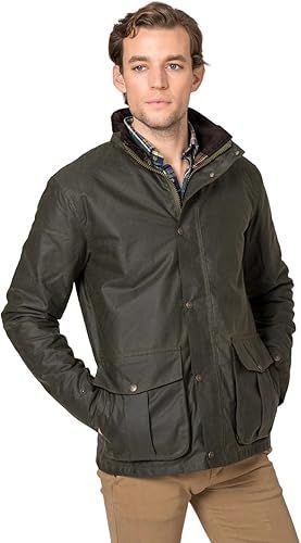 Chaqueta Encerada Acolchada kendal verde