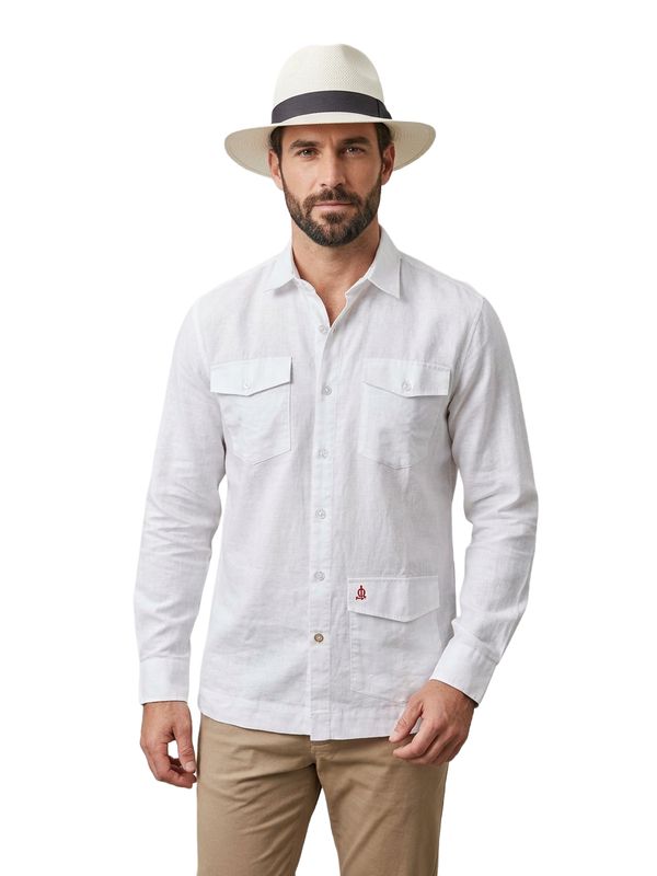 Guayabera blanca El Caballo
