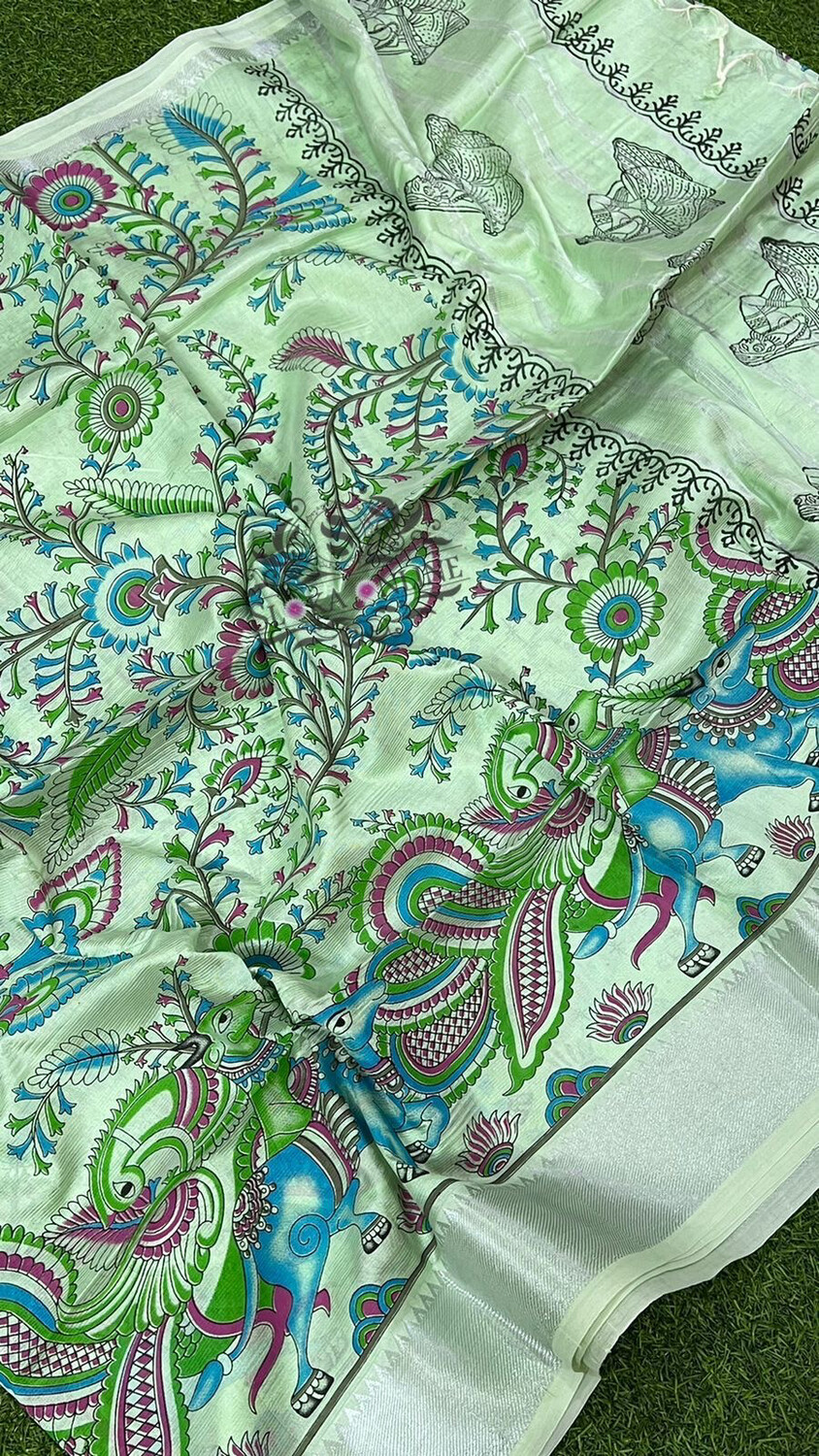 Beautiful Mangalagiri silk Sarees