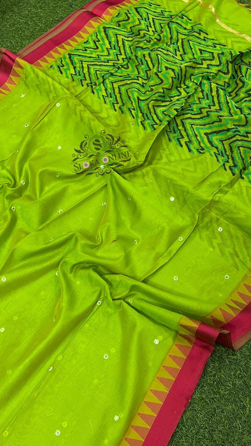 Beautiful Chanderi Cotton Silk Sarees