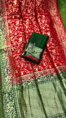 Latest Designer Collection Of Soft And Smooth Munga Silk Sarees