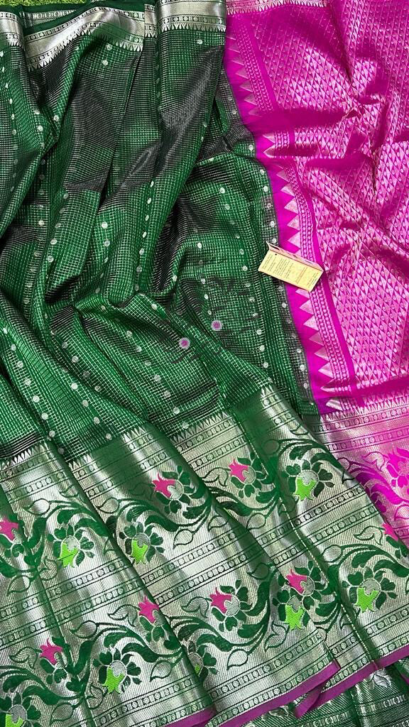 Latest Pure Handloom Designer Silk Sarees With Silk Mark