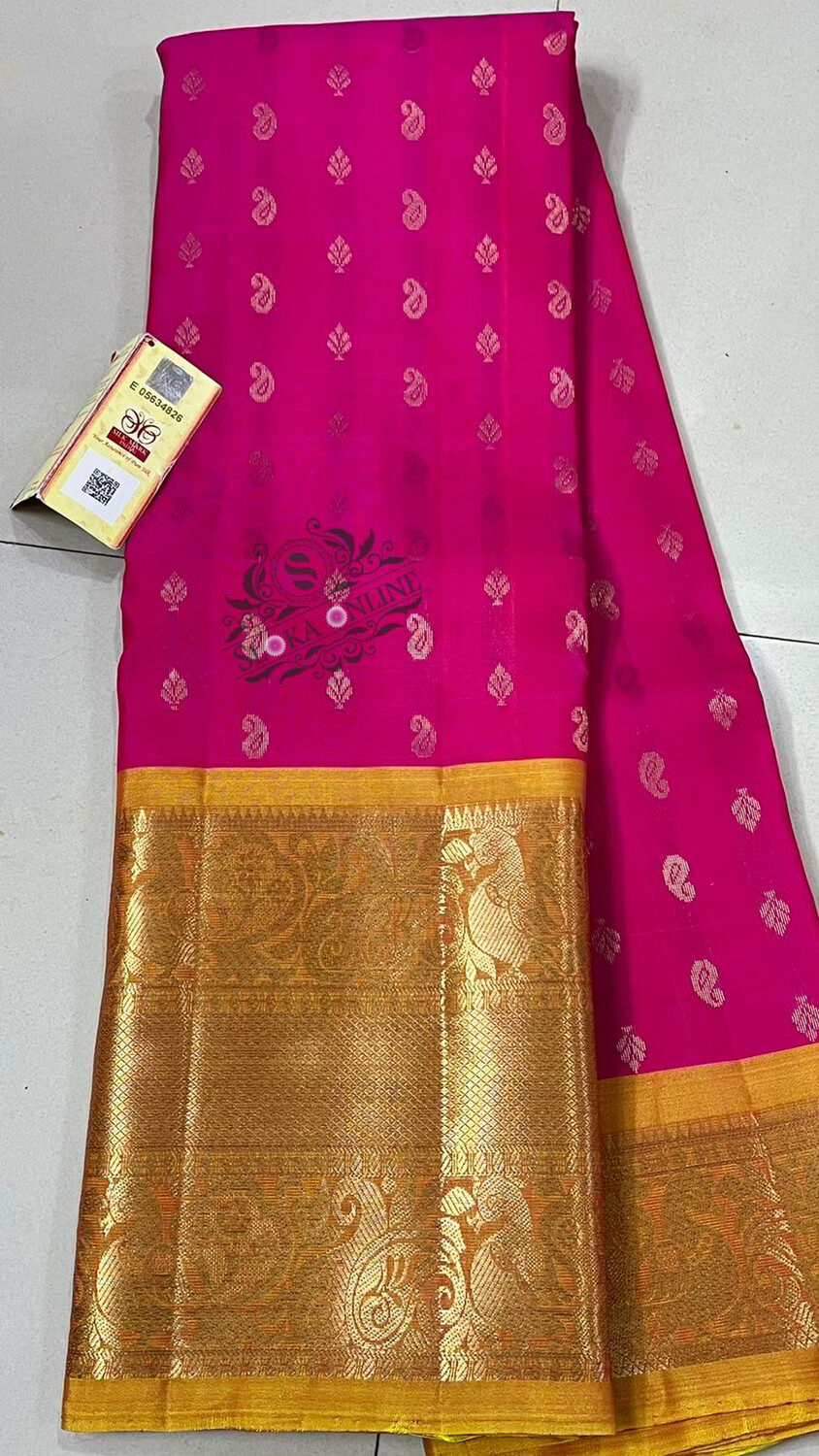 Latest Pure Handloom Designer Silk Sarees With Silk Mark