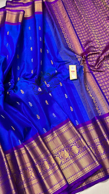 Pure Gadwal Silk Sarees With Silk Mark