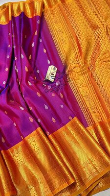 Pure Gadwal Silk Sarees With Silk Mark