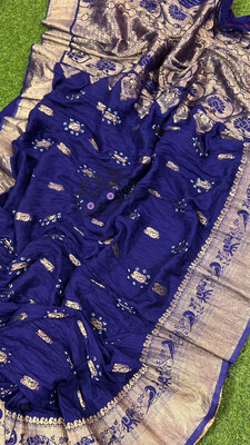 Beautiful and Elegant Maheswari Bandhini Silk Sarees