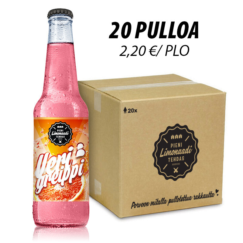 Verigreippi - 20 pullon laatikko Verigreippi - 20 pullon laatikko