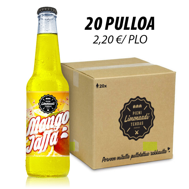 Mango-Jaffa - 20 pullon laatikko Mango-Jaffa - 20 pullon laatikko