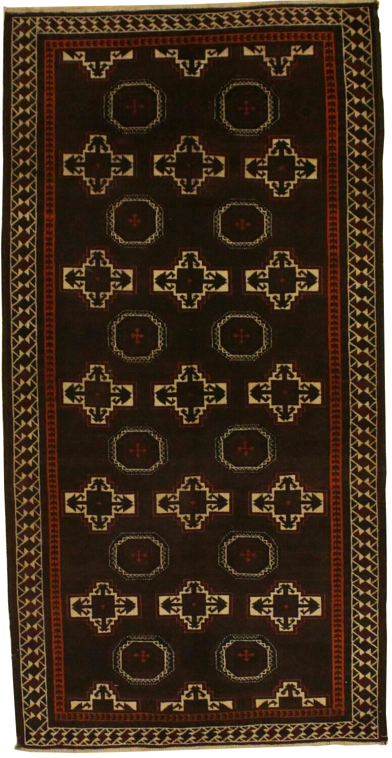 Afghani Beluchi 4&#39;2&quot;x 8&#39;1&quot;