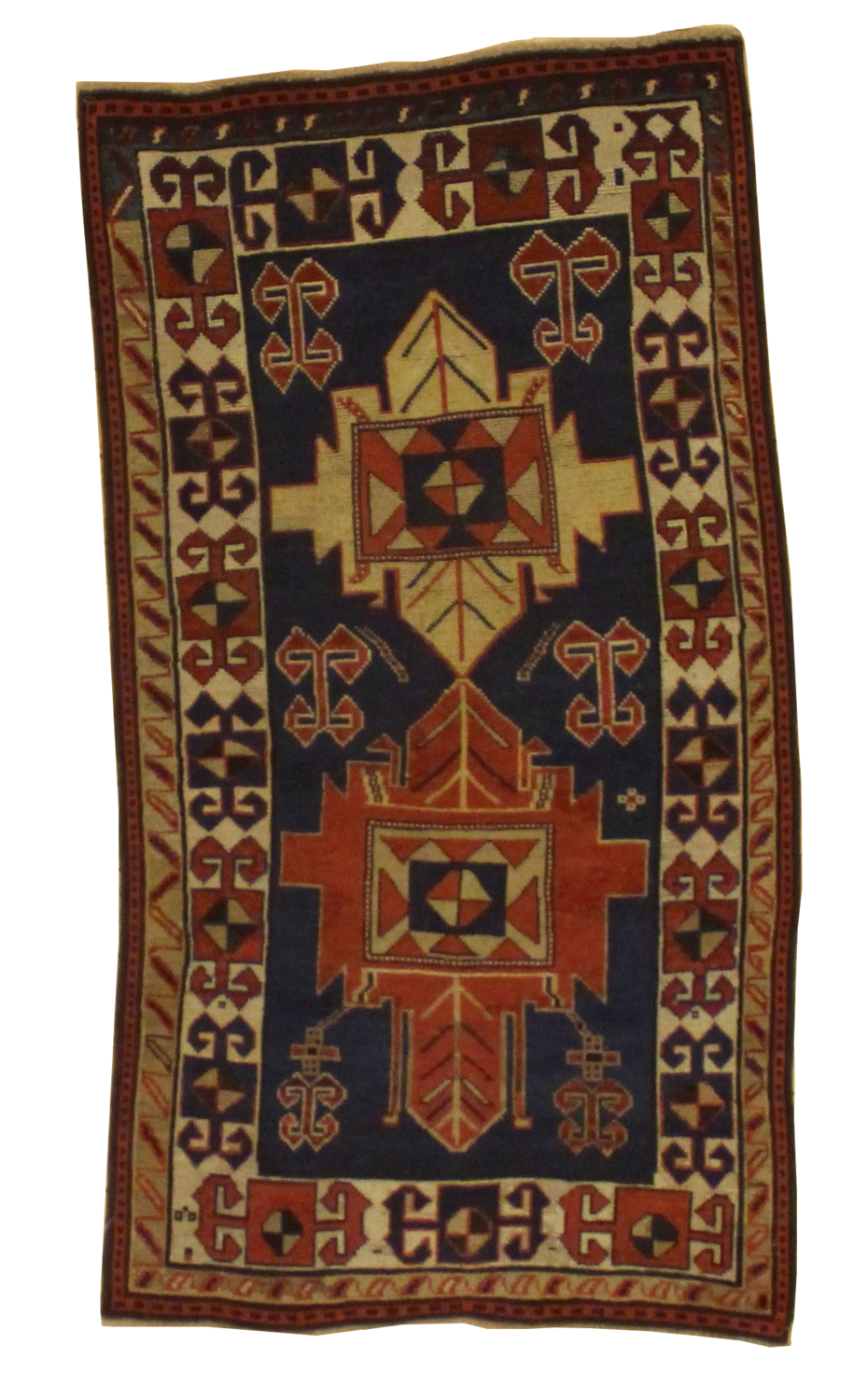 Antique Kazak - 3.4 x 6.3