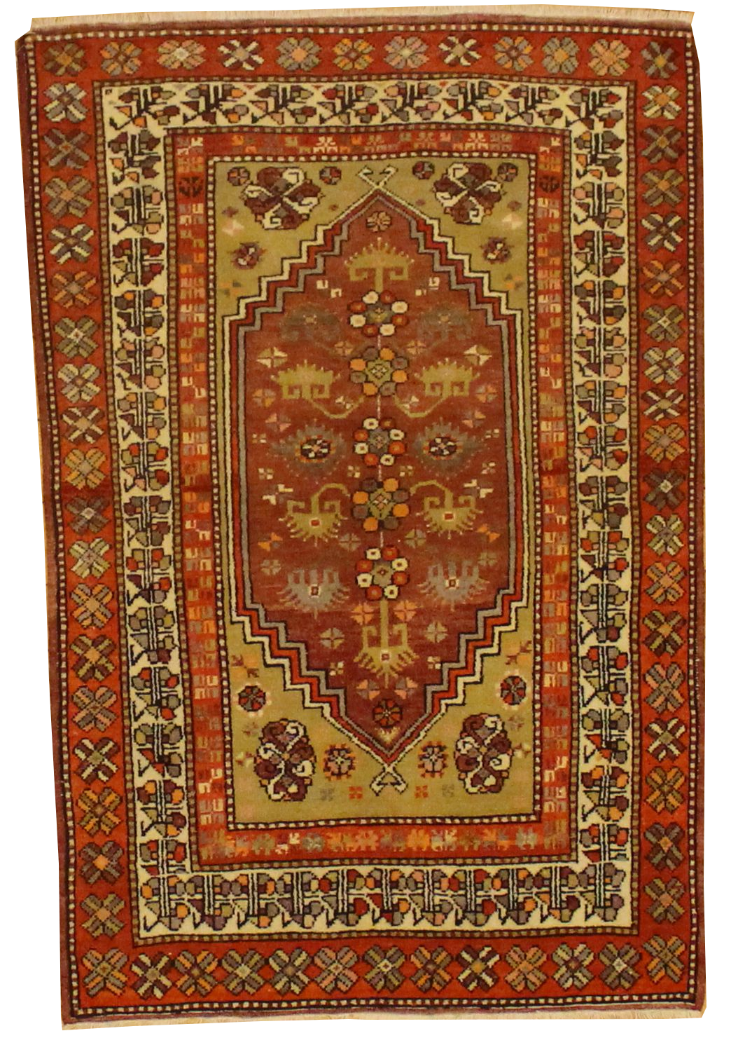 Antique Oushak - 3.5 x 5.1