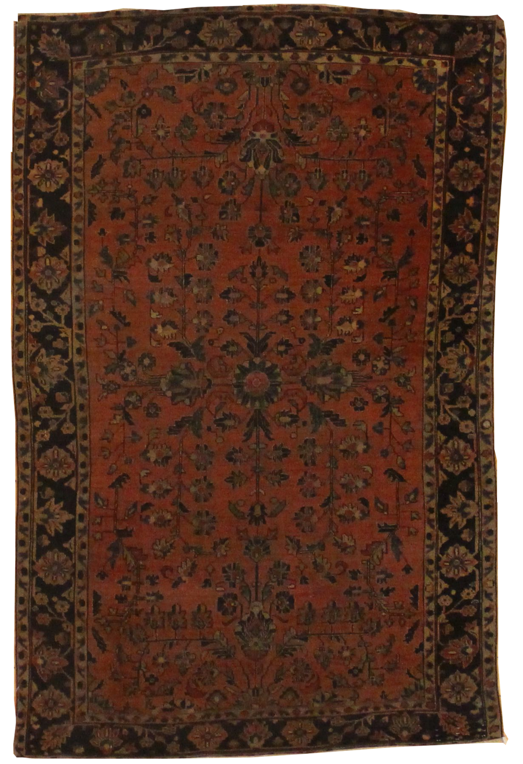 Antique Sarouk  - 4.1 x 6.4