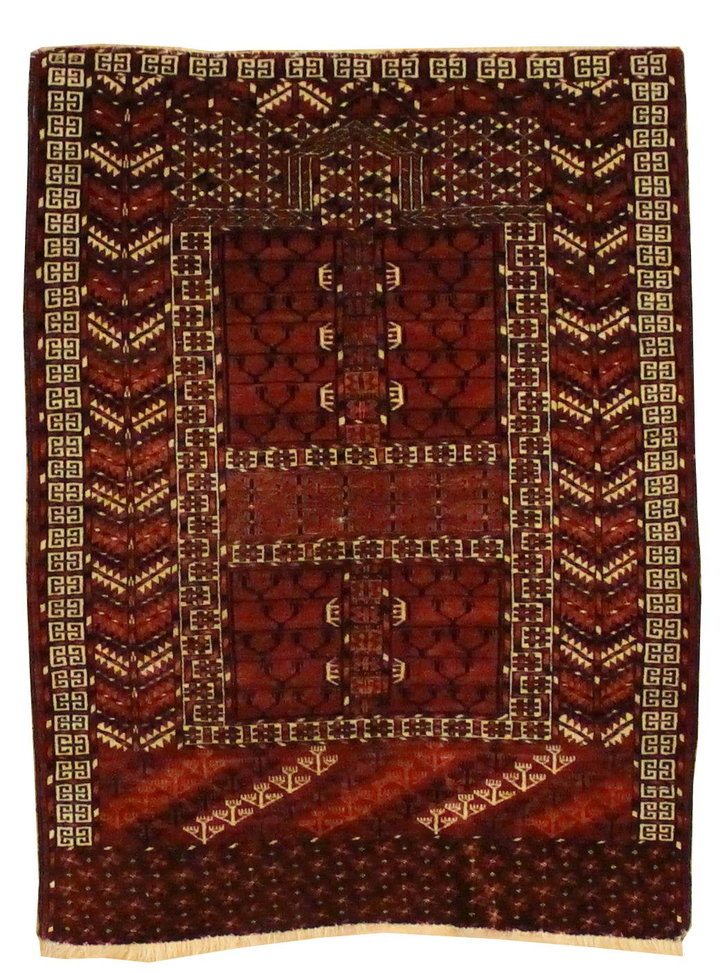 Antique Hatachilu - 3.5 x 4.6