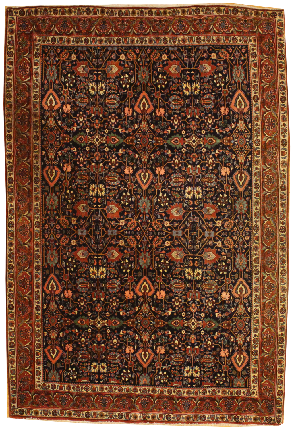 Baktiari - Bidjar Design - 7.5 x 11.0