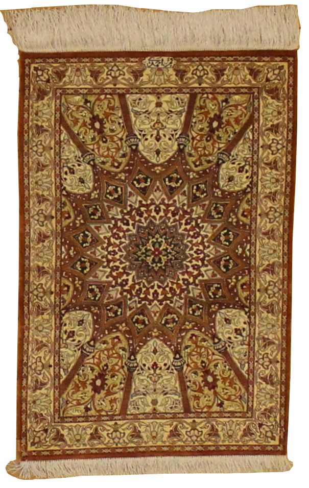 Persian Qum Silk - 1.11 x 2.10