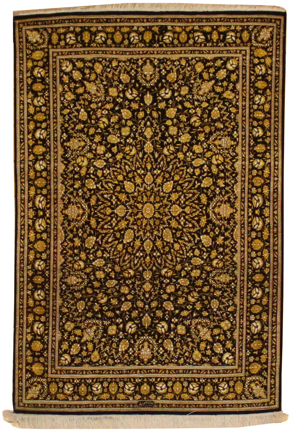 Persian Qum Silk - 4.11 x 3.3