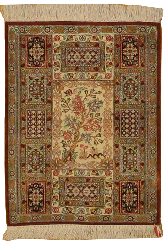 Persian Qum Silk - 1.10 x 2.5