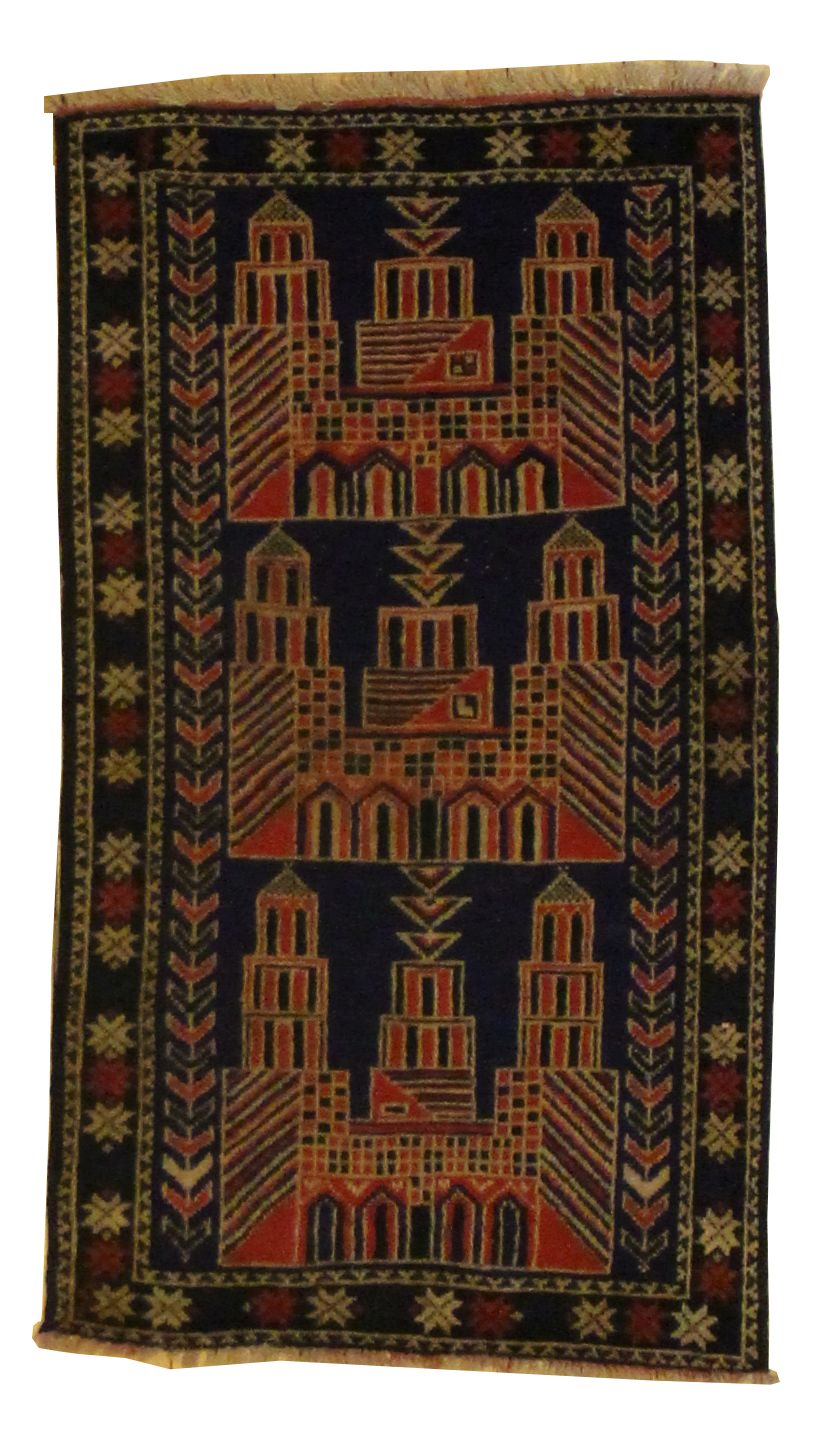 Beluchi Throw Rug - 2.7 x 4.5