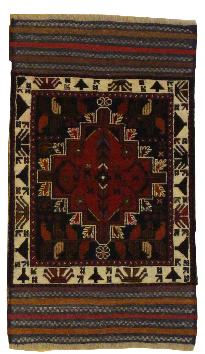 Beluchi Throw Rug - 2.9 x 4.8