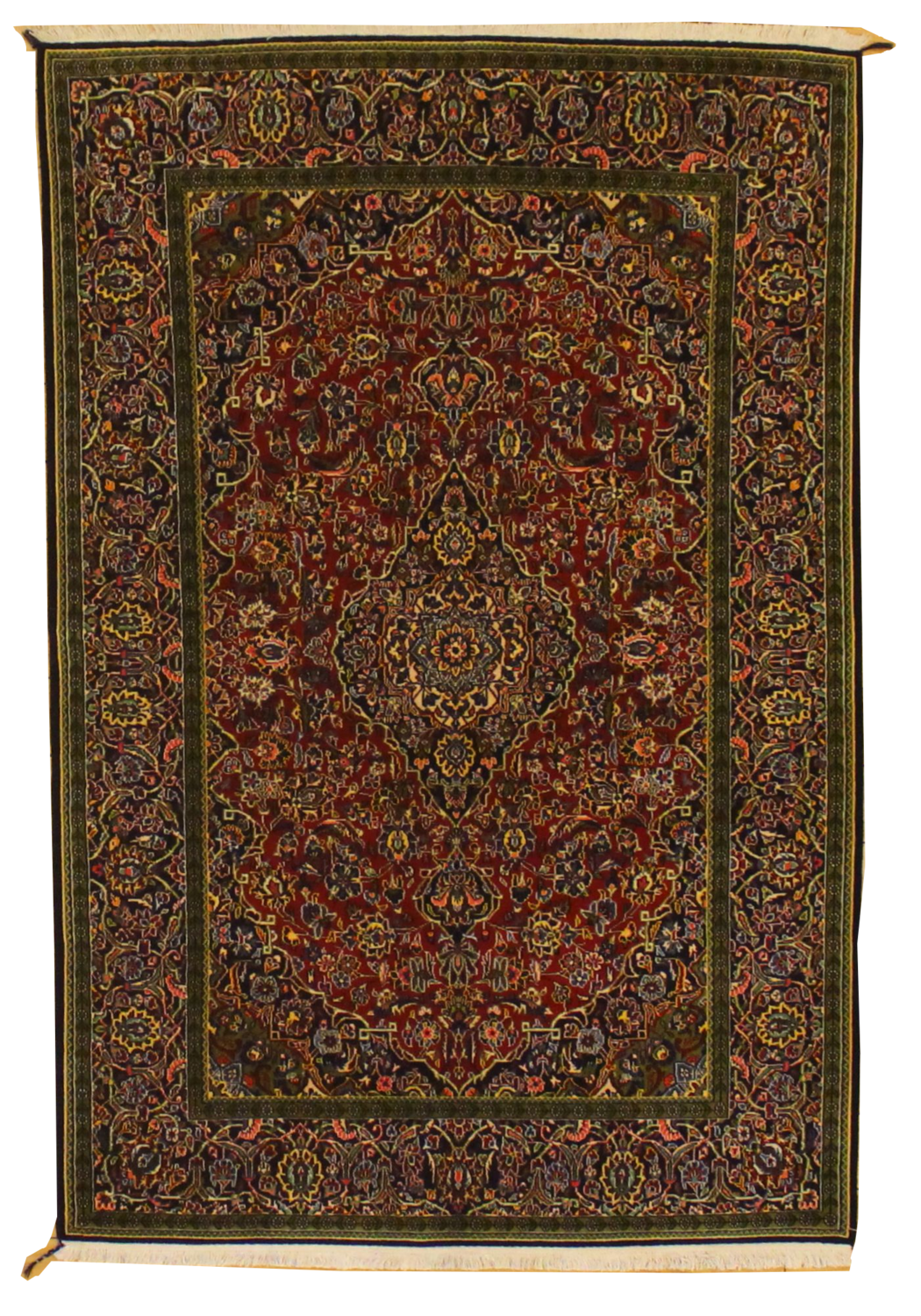 Fine Persian Kashan - 4.5 x 6.8
