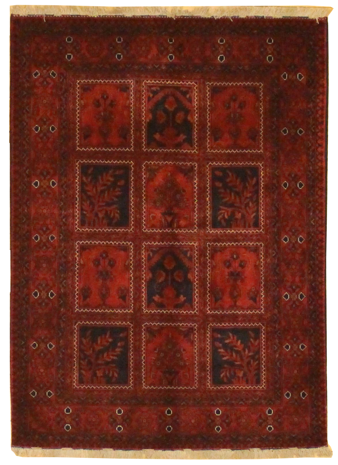 Fine Afghani Beljik - 3.8 x 5.4