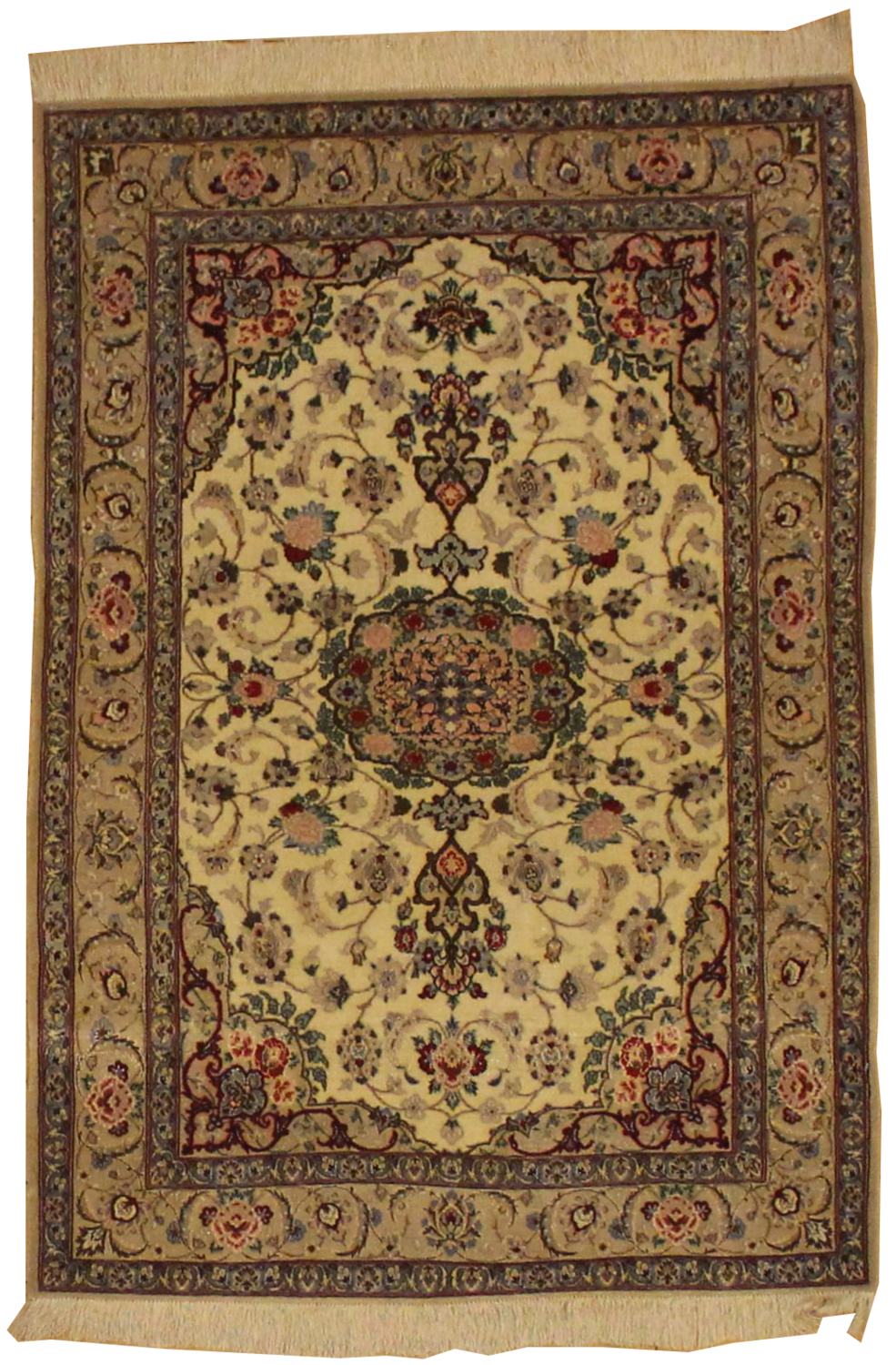 Fine Persian Isphahan - 3.5 x 5.1