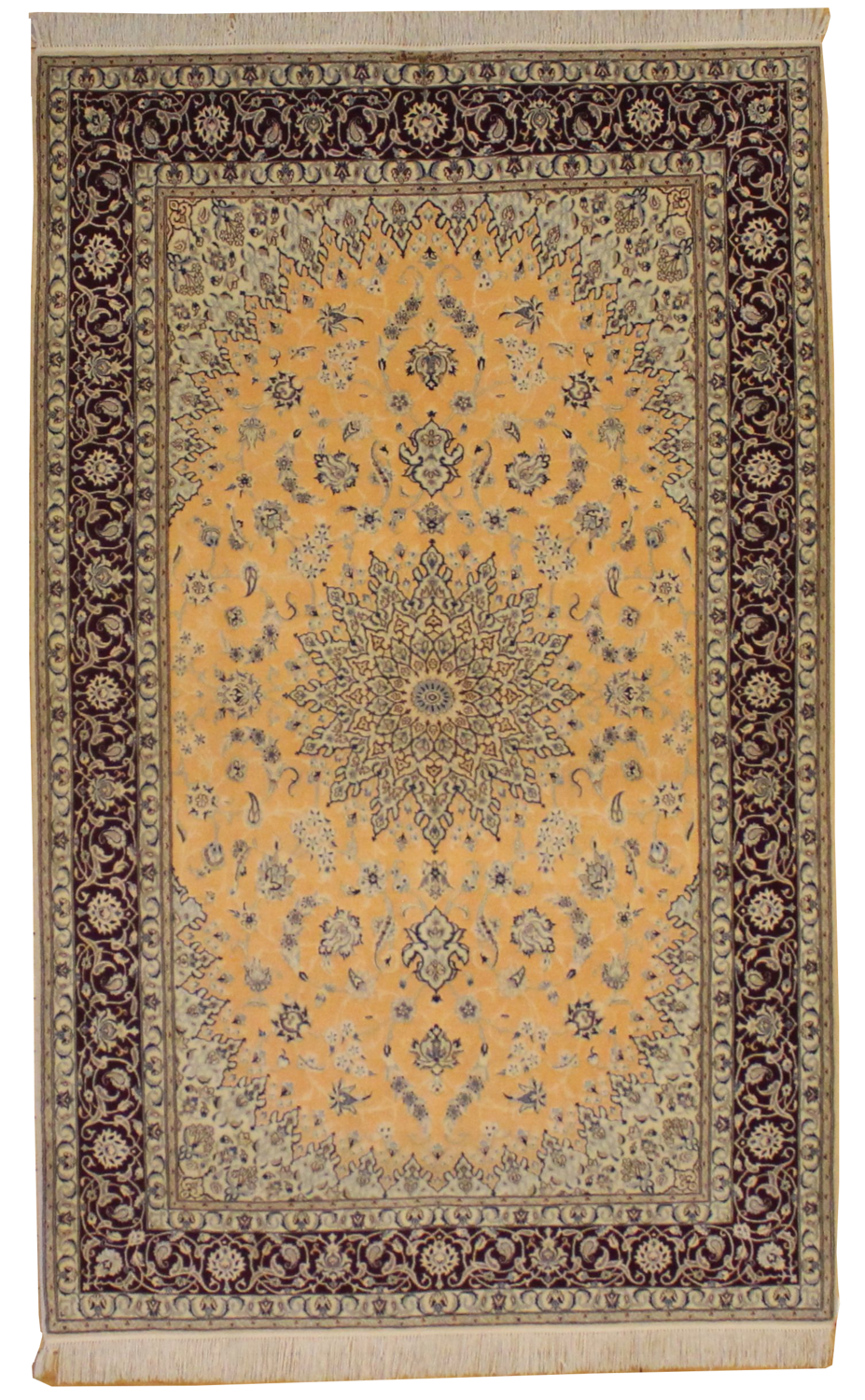 Fine Nain w / Silk - 5.0 x 8.0