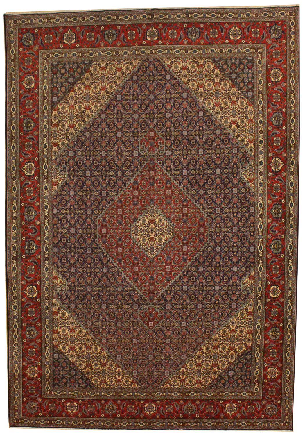Fine Persian Tabriz Mahi - 8.0 x 11.7