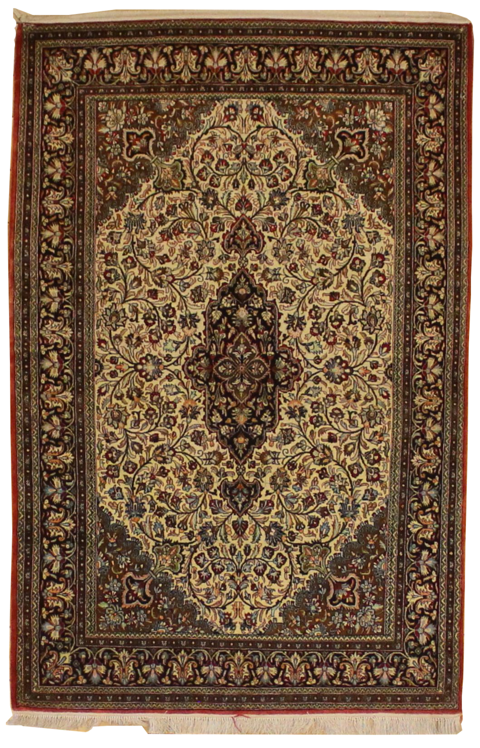 Fine Persian Qum Silk - 3.7 x 5.7