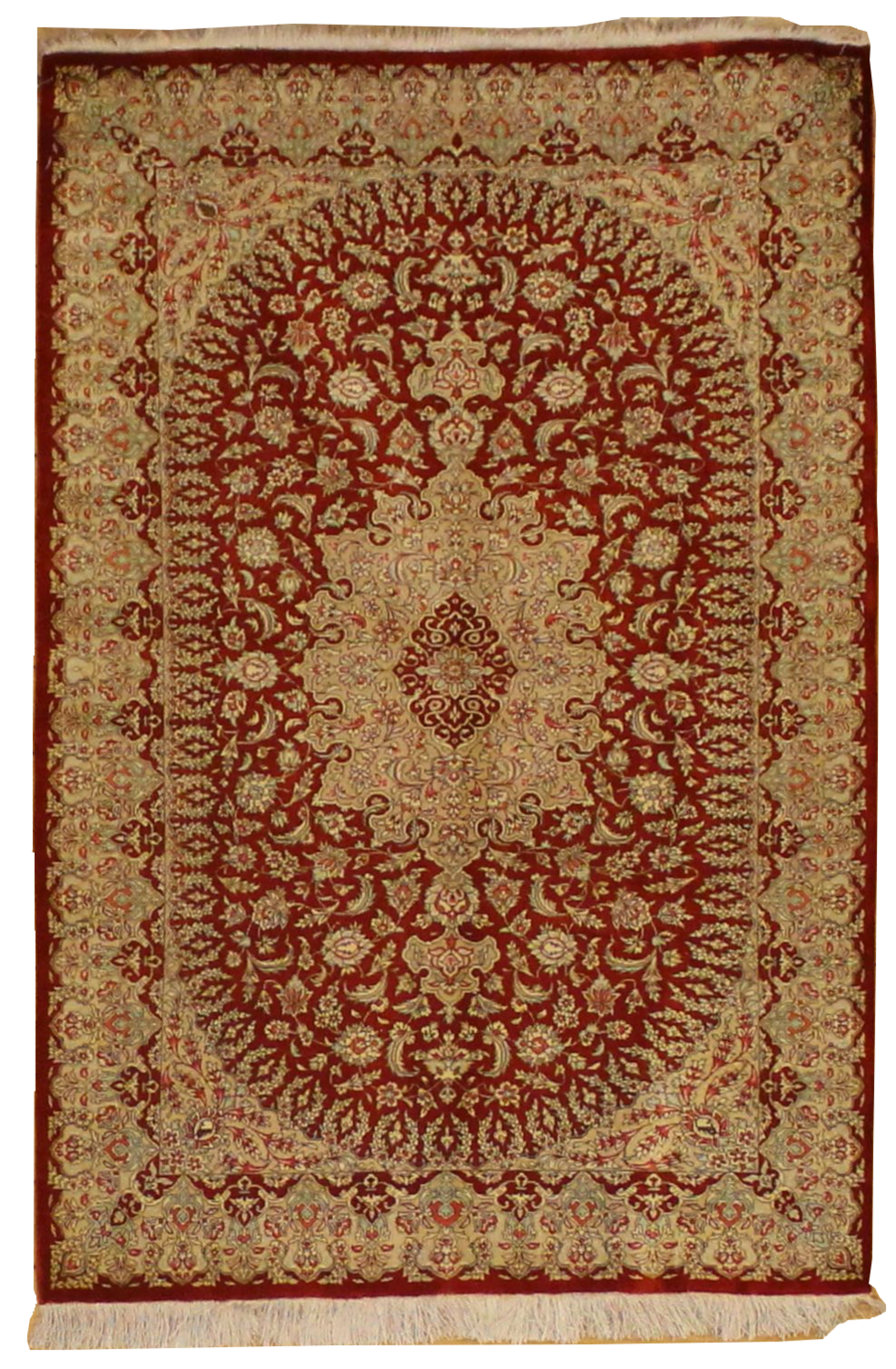 Fine Persian Qum Silk - 3.4 x 5.0
