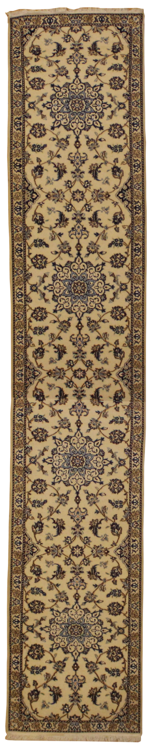Nain Silk Wool Runner - 2.7 x 13.6