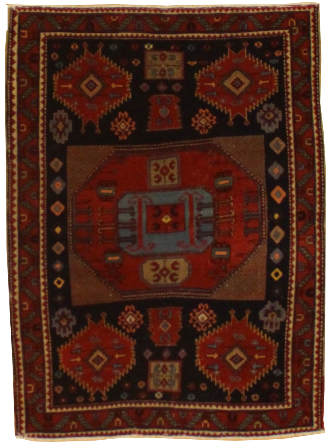 Kazak Antique - 4.0 x 5.6