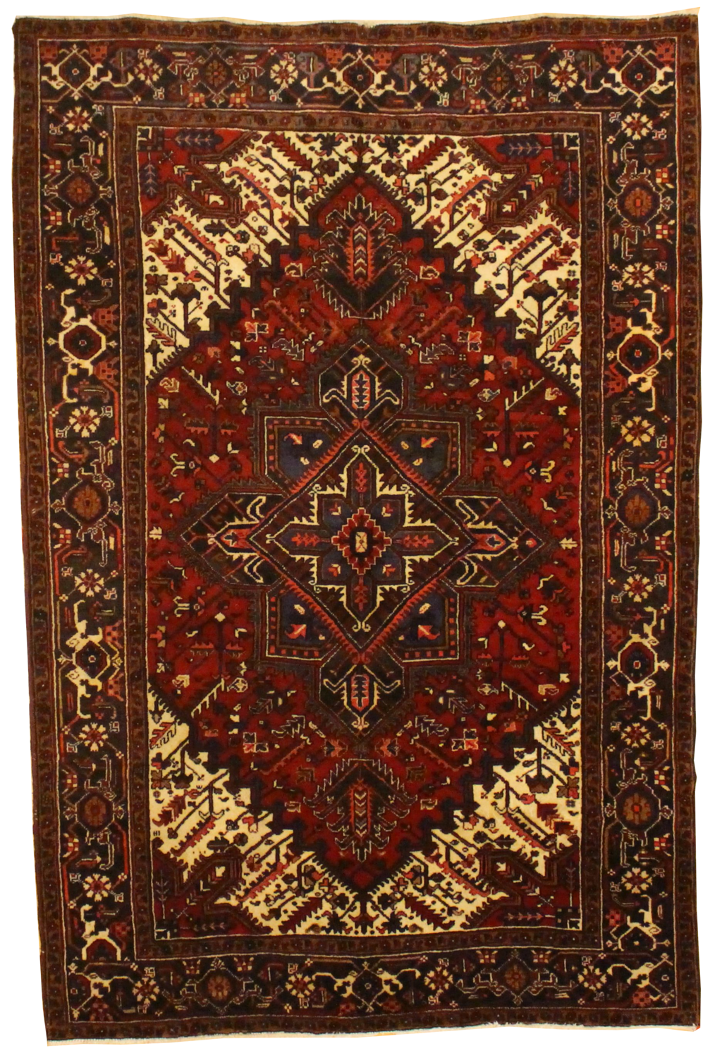 Persian Heriz - 6.4 x 9.7