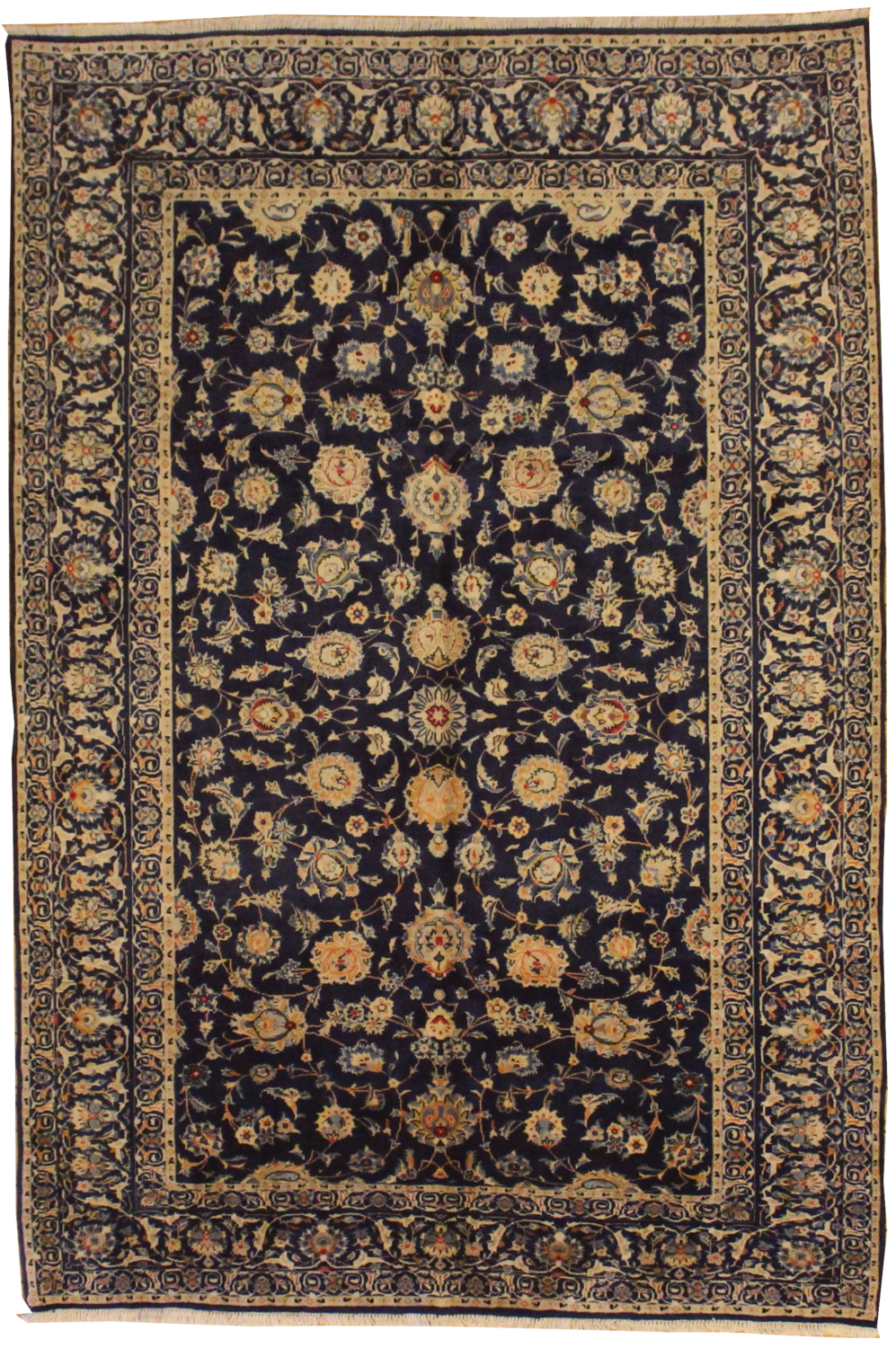 Persian Kashan (Blue) - 6.7 x 9.10