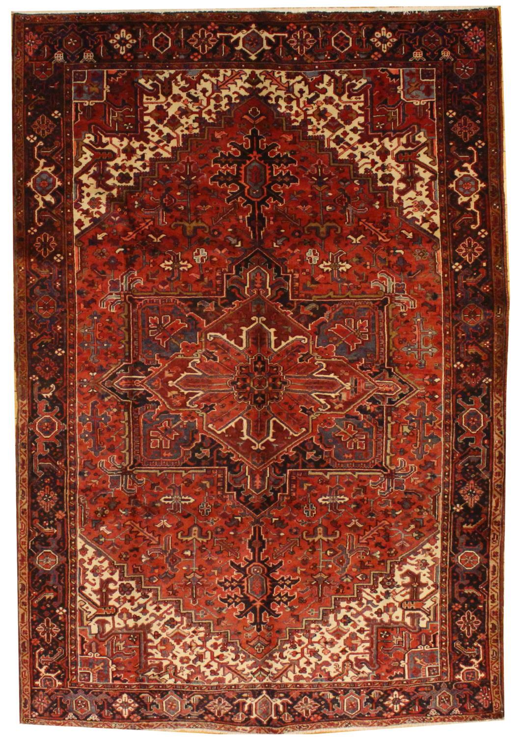 Persian Heriz - 7.7 x 11.3