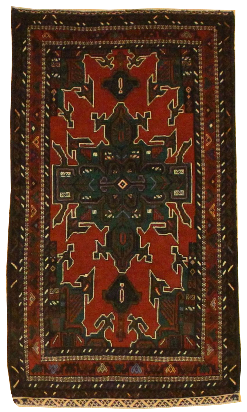 Beluchi Throw Rug - 2.10x4.11