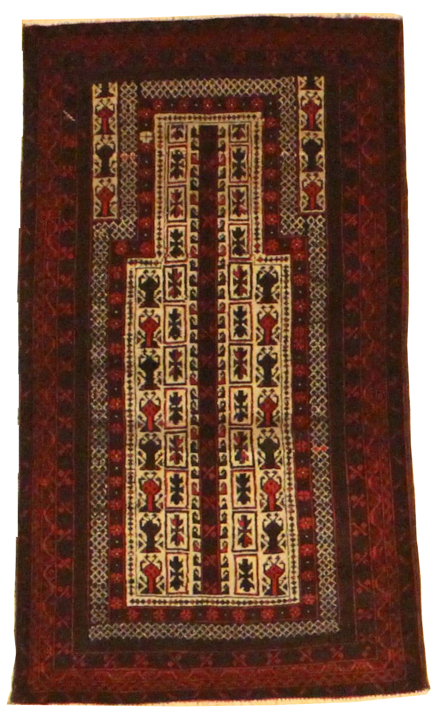 Beluchi Throw Rug - 2.10x4.11