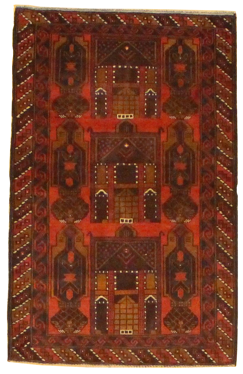 Beluchi Throw Rug - 2.10x4.5