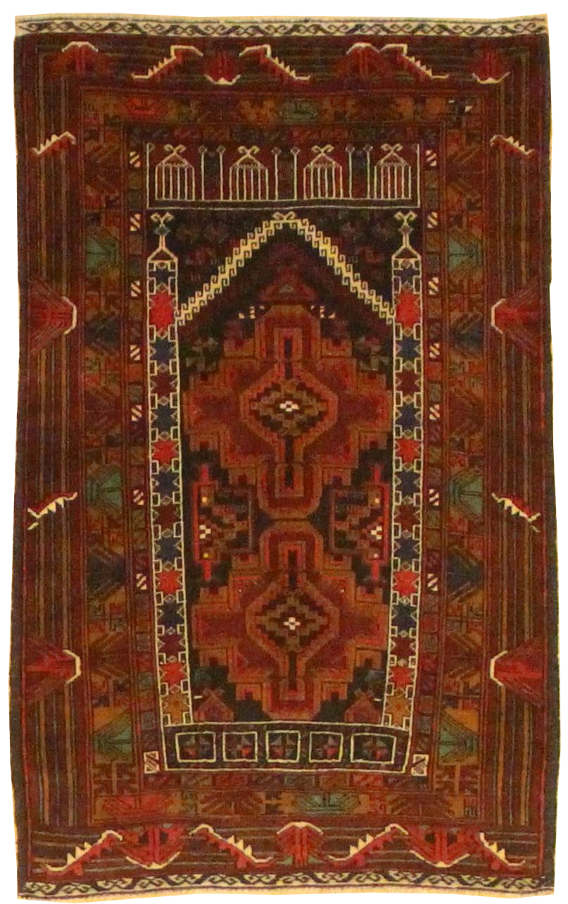Beluchi Throw Rug - 2.10x4.6