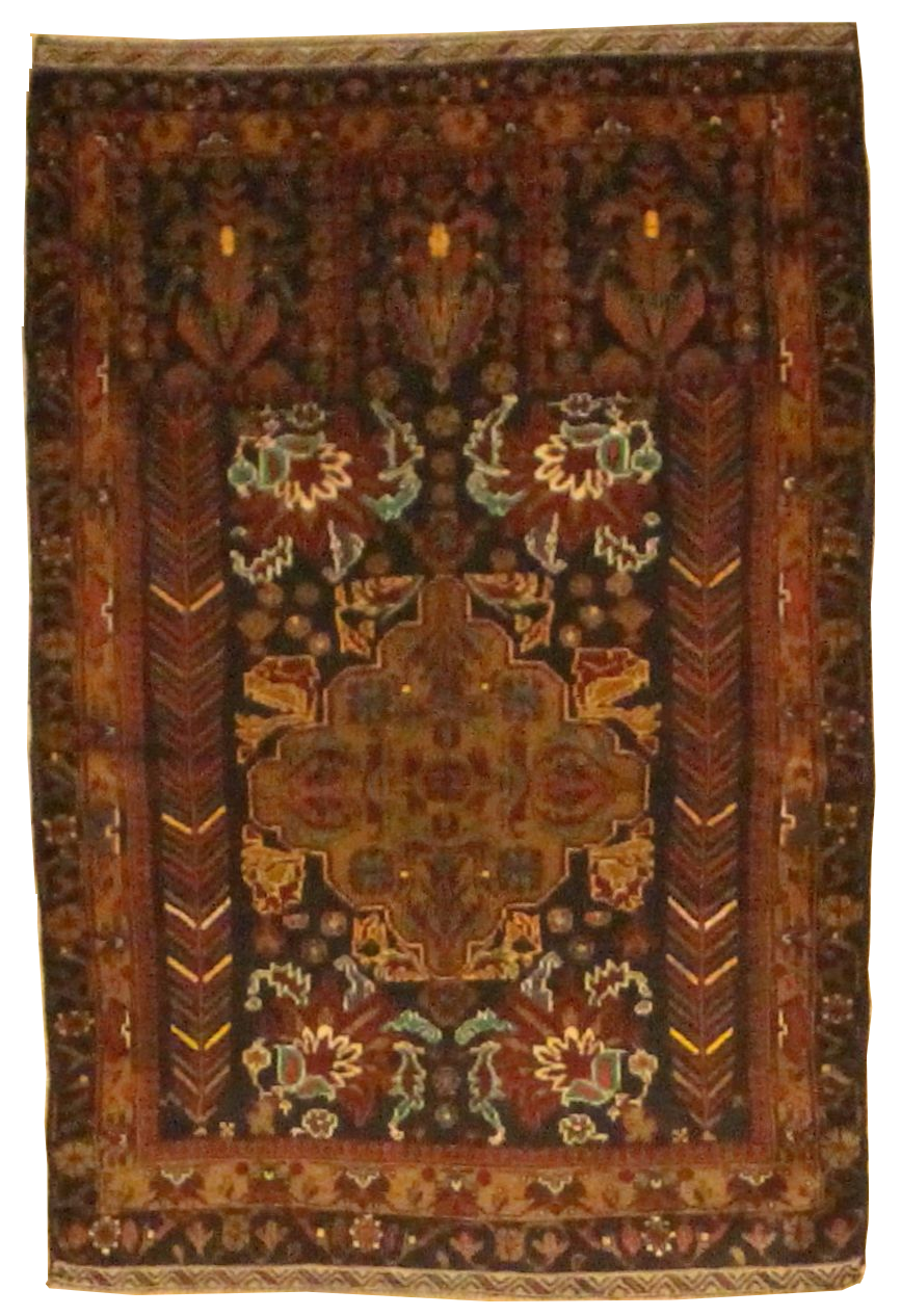 Beluchi Throw Rug - 2.11x4.5