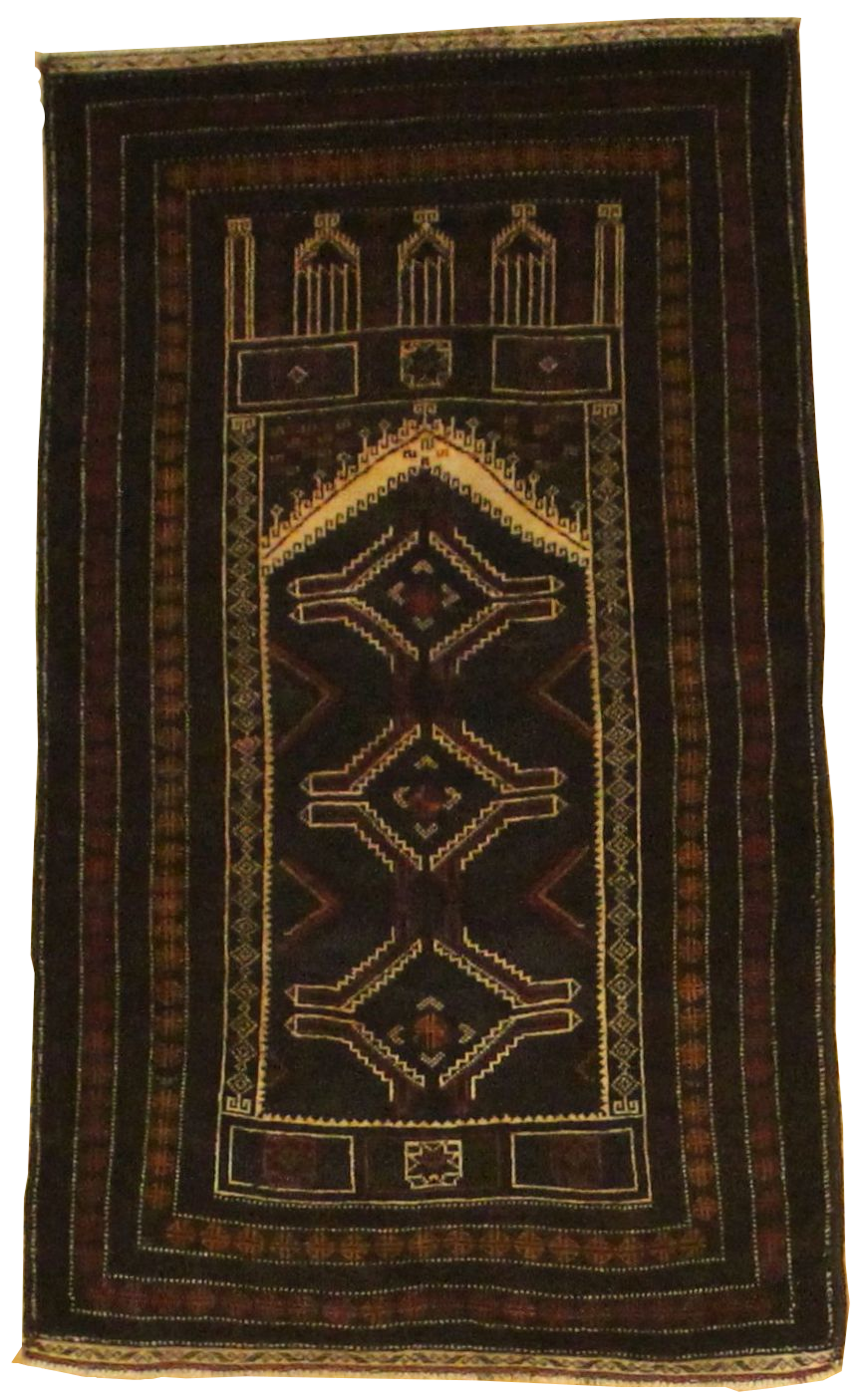 Beluchi Throw Rug - 2.11x4.10