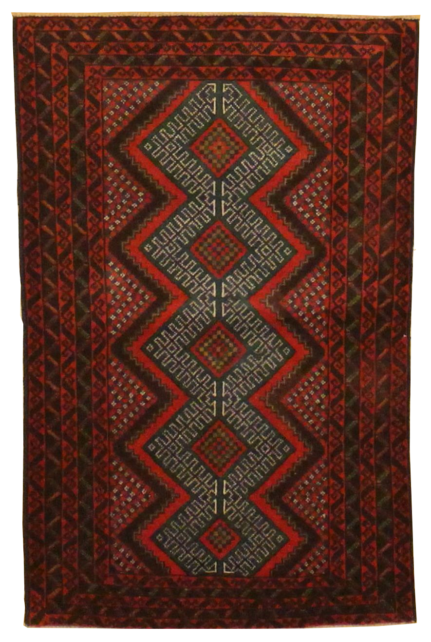 Beluchi Throw Rug - 2.11x4.8