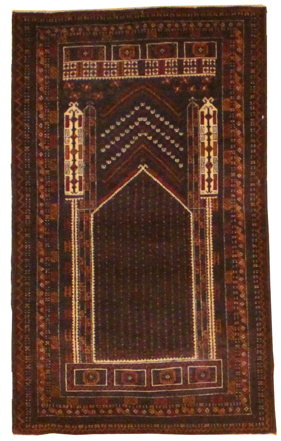 Beluchi Throw Rug - 3.1x5.1