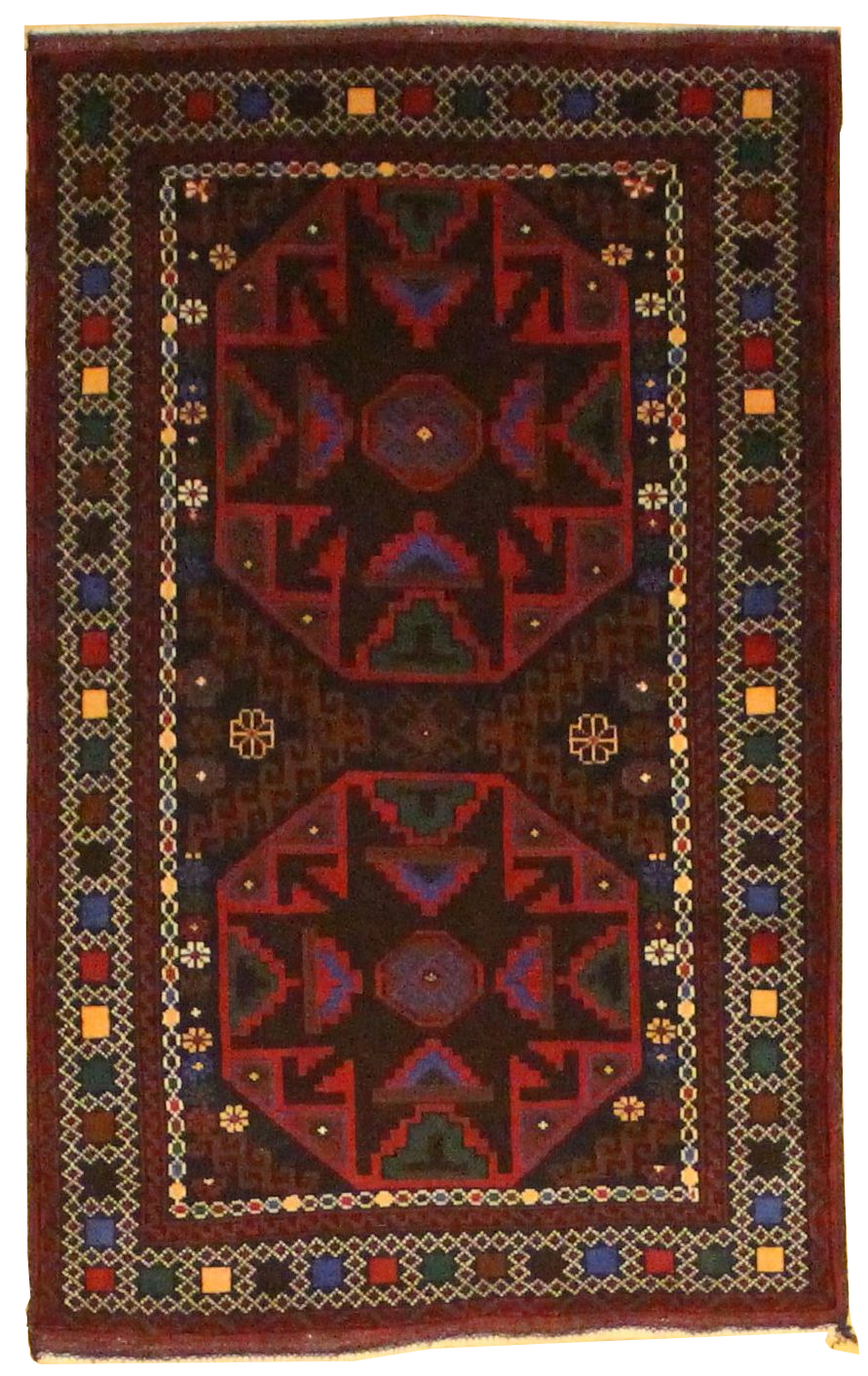 Beluchi Throw Rug - 3.0x5.0