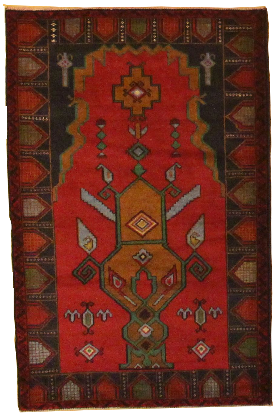 Beluchi Throw Rug - 3.1x4.9
