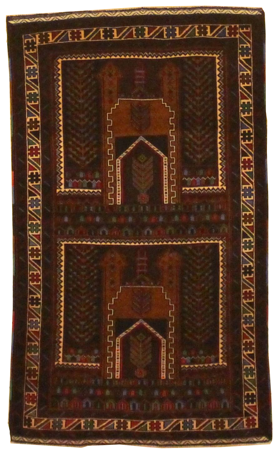 Beluchi Throw Rug - 3.1x5.0