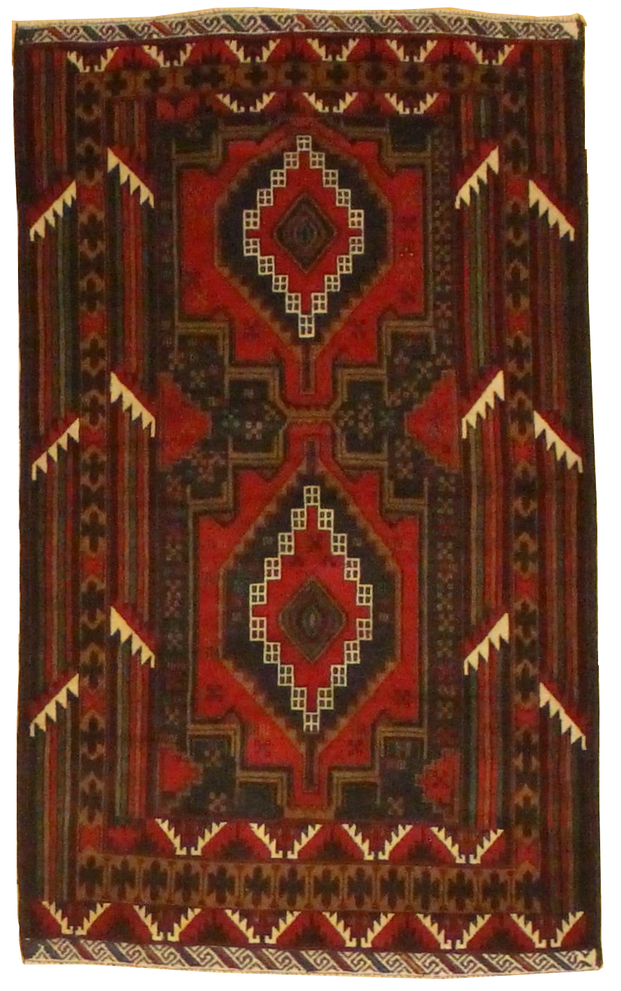 Beluchi Throw Rug - 3.0x5.1