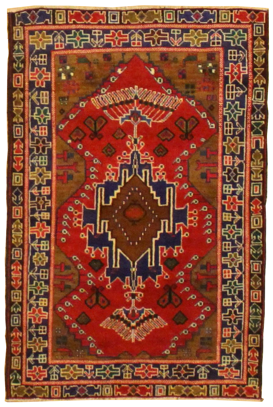 Beluchi Throw Rug - 3.1x4.8